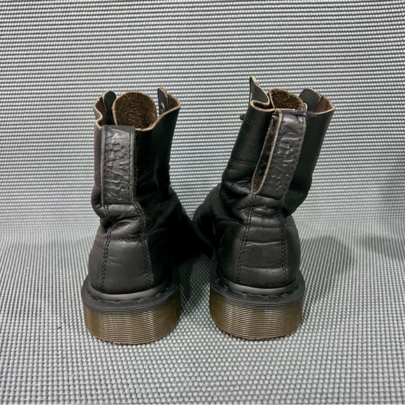 Dr Martens Pascal Soft Leather Lace Up Boots Womens Size 7 Black - Picture 5 of 9